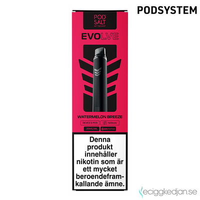 Pod Salt Evolve Pod Kit | Watermelon Breeze | OBS! Utgånget Datum