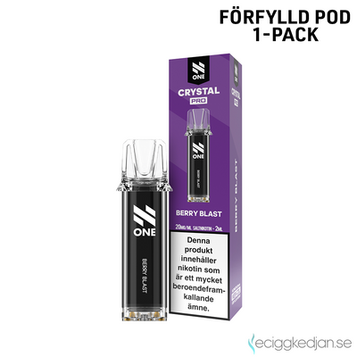N One Crystal PRO | Berry Blast | Förfylld Pod