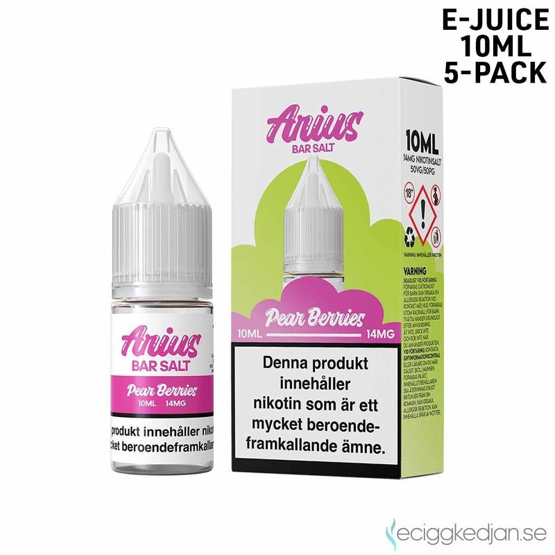 Arius Bar Salt Fruity | Pear Berries | 10ml E-Juice | 5pack