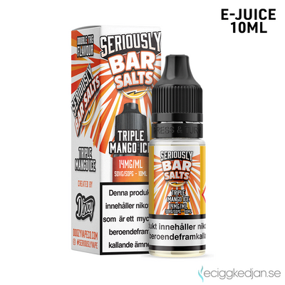 Seriously Bar Salts | Triple Mango Ice | 10ml E-Juice