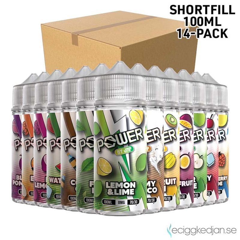 Power by JNP | Komplett Pack | 14st*Shortfill 100ml