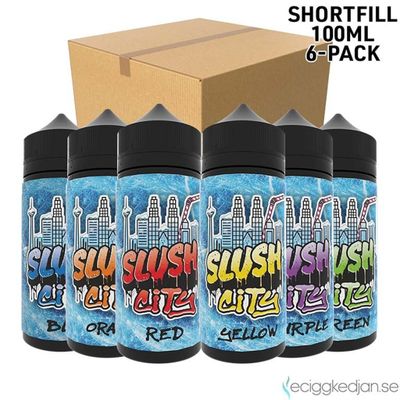 Slush City | Komplett Pack | 6st*Shortfill 100ml