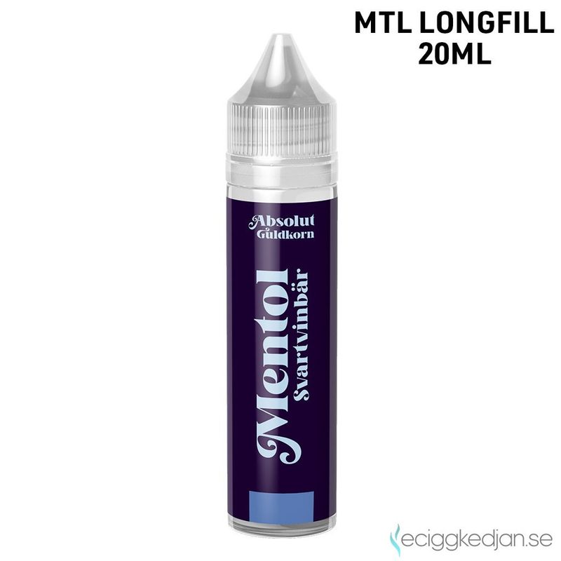 Absolut Guldkorn | Mentol Svartvinbär | 20ml Longfill