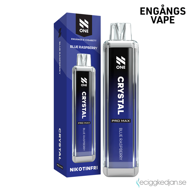 N One Crystal ZERO | Blue Raspberry | Engångsvape