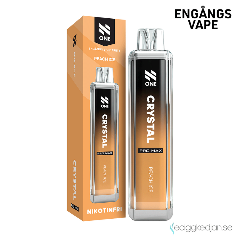 N One Crystal ZERO | Peach Ice | Engångsvape