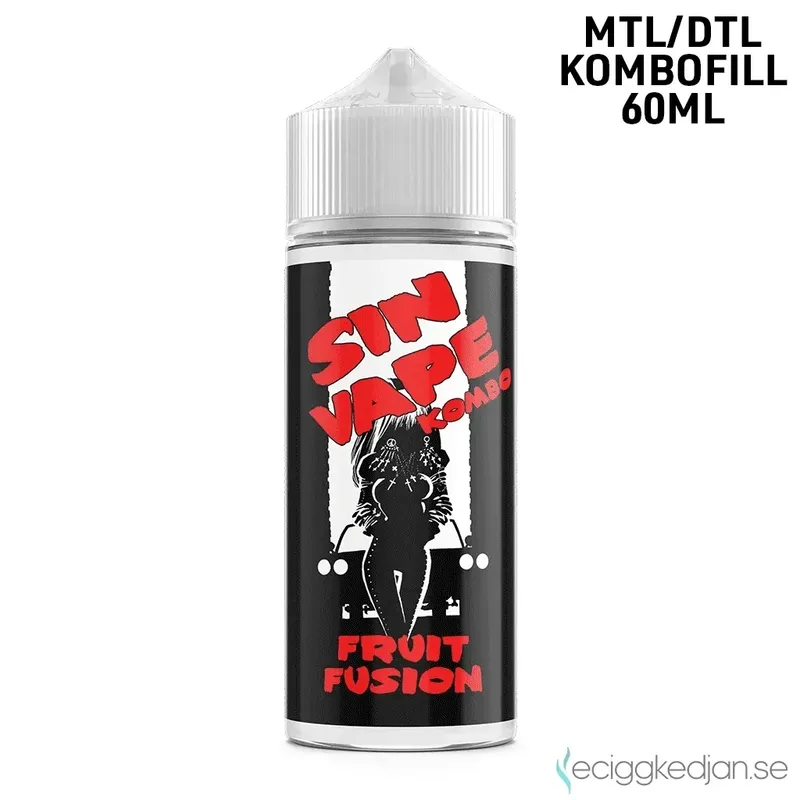 Sin Vape | Fruit Fusion | 60ml Kombofill