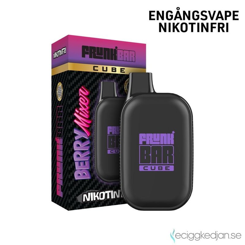 Frunk Bar Cube ZERO | Berry Mixer | Nikotinfri Engångsvape