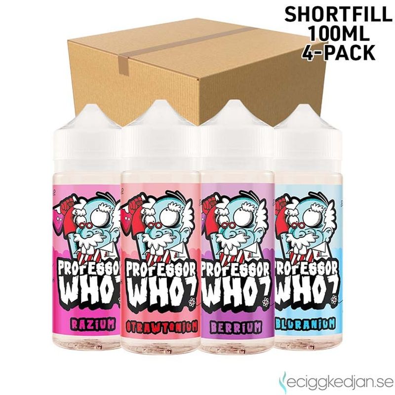 Professor Who? | Komplett Pack | 4st*Shortfill 20ml