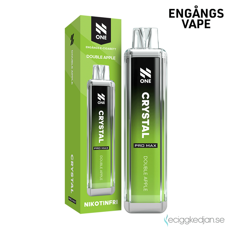 N One Crystal ZERO | Double Apple | Engångsvape