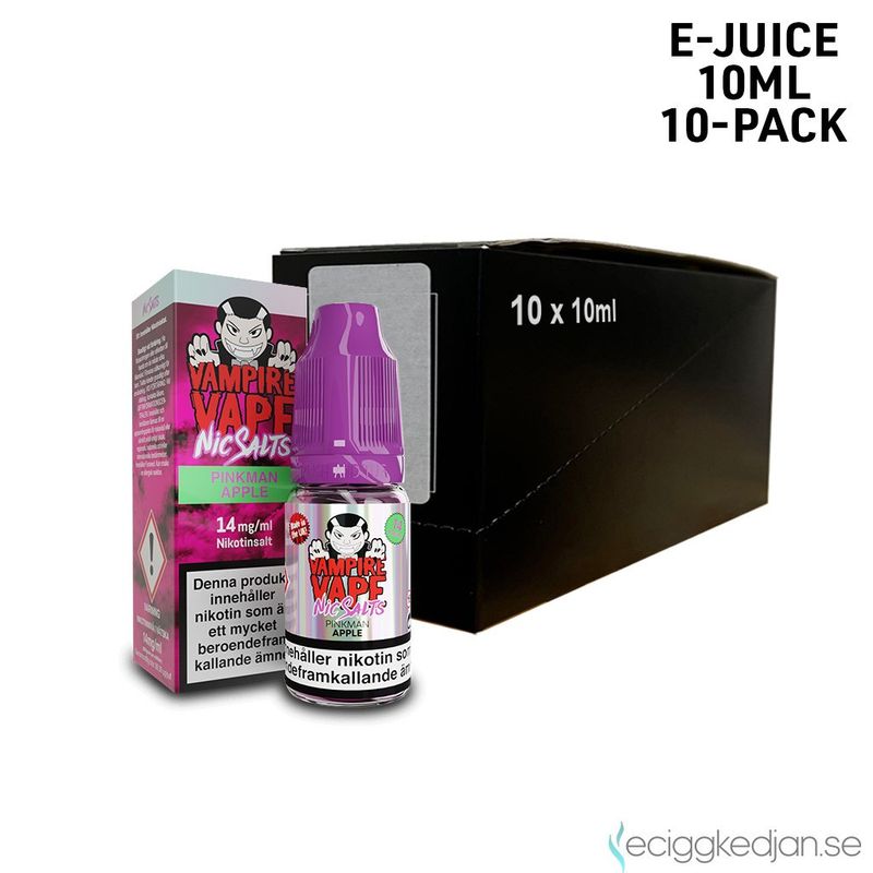 Vampire Vape | Pinkman Apple | 10ml E-Juice | 10pack