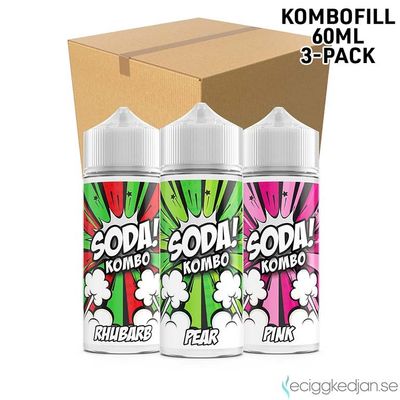 Soda | Komplett Pack | 3st*Kombofill 60ml