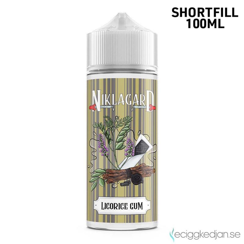 Niklagard | Licorice Gum | 100ml Shortfill