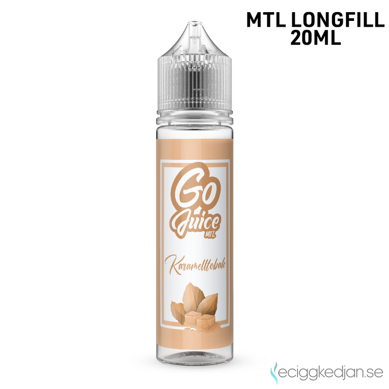 Go Juice | Karamelltobak | 20ml Longfill