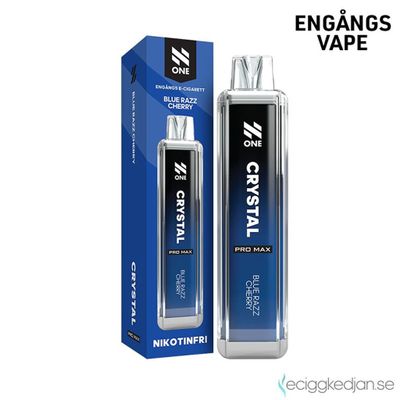 N One Crystal ZERO | Blue Razz Cherry | Engångsvape