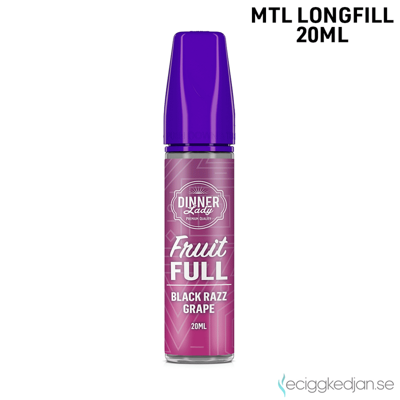 Dinner Lady | Black Razz Grape | 20ml Longfill