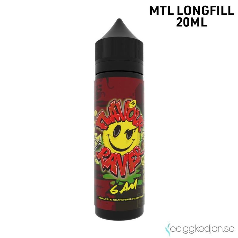 Flavour Raver | 6 AM | 20ml Longfill
