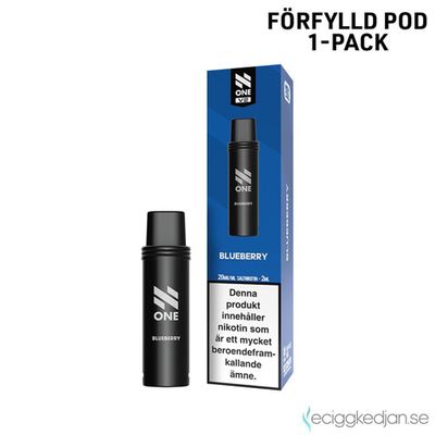 N One Pod V2 | Blueberry | Förfylld Pod