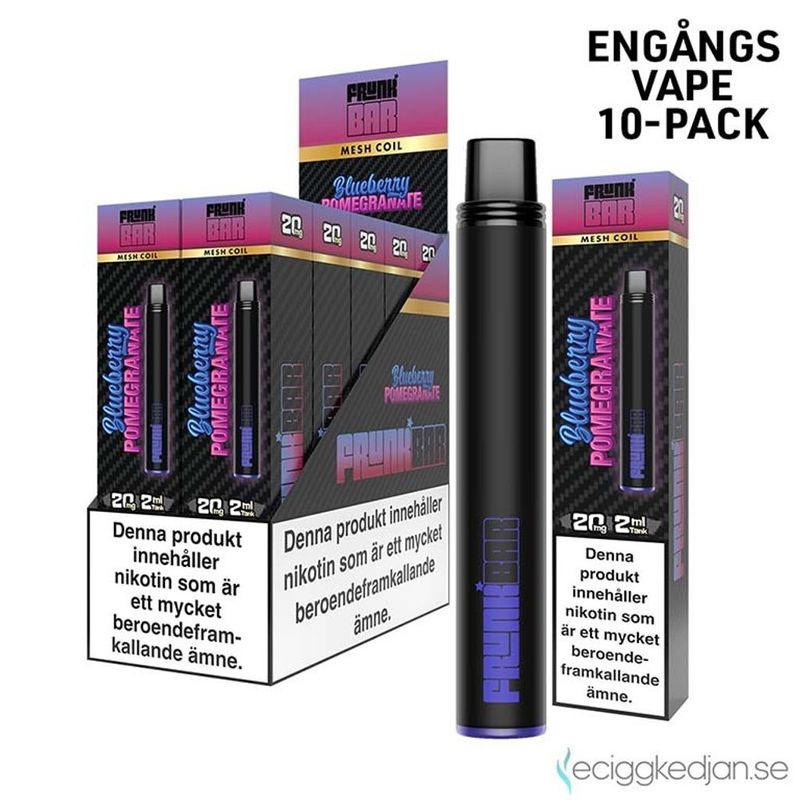 Frunk Bar | Blueberry Pomegranate | Engångsvape | 10pack