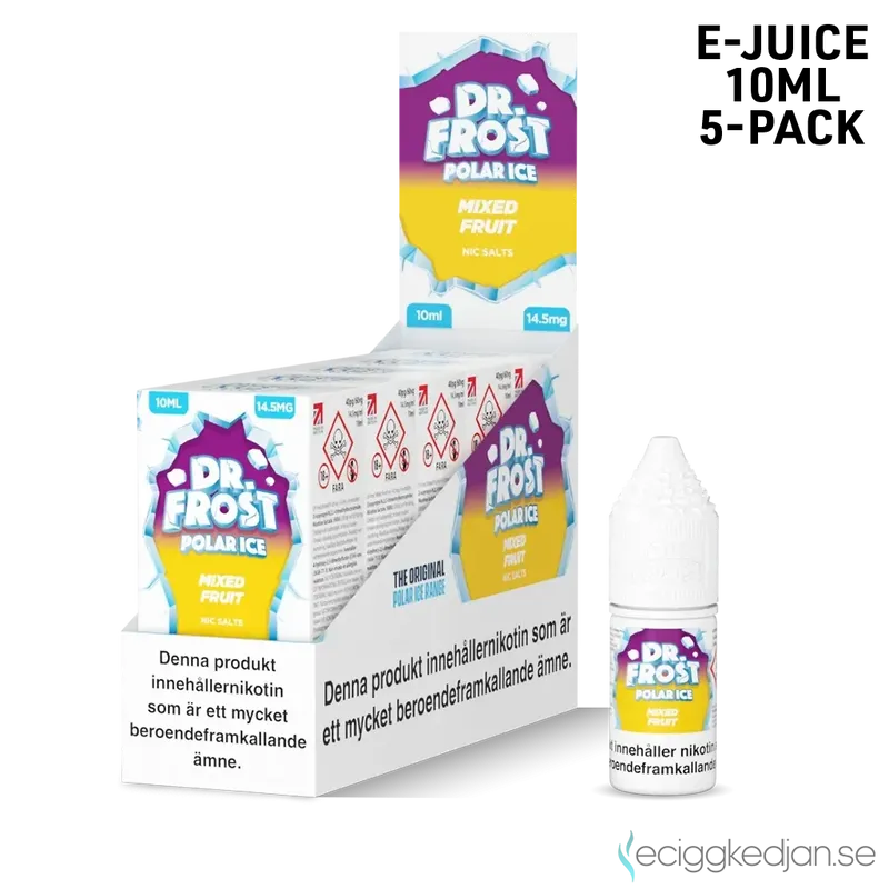 Dr Frost Polar Ice Nic Salt | Mixed Fruit | 10ml E-Juice | 14,5mg Saltnikotin | 5pack