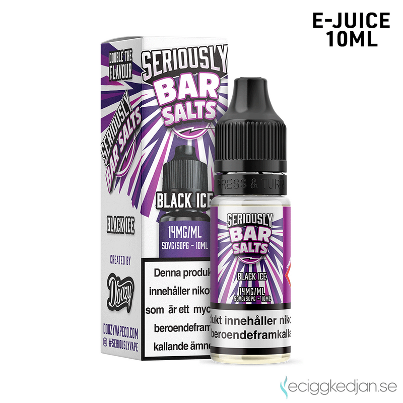Seriously Bar Salts | Black Ice | 10ml E-Juice