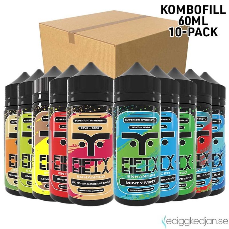 Fifty Fifty | Komplett Pack | 10st*Kombofill 60ml