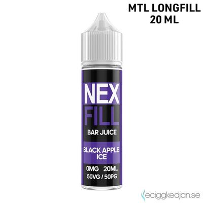 NEX FILL | Black Apple Ice | 20ml Longfill