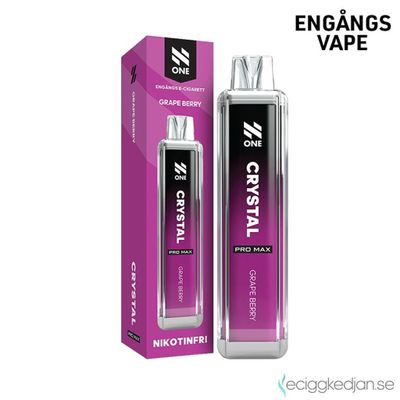N One Crystal ZERO | Grape Berry | Engångsvape