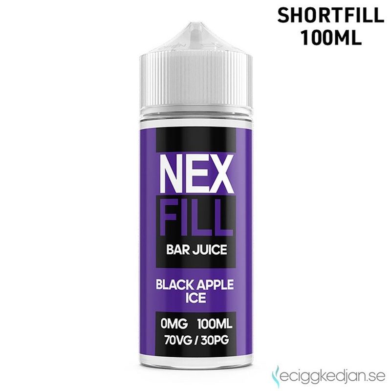 NEX FILL| Black Apple Ice |100ml Shortfill