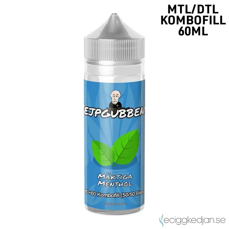 Vejpgubbens | Mäktiga Mentol | 60ml Kombofill