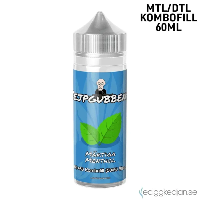Vejpgubbens | Mäktiga Mentol | 60ml Kombofill