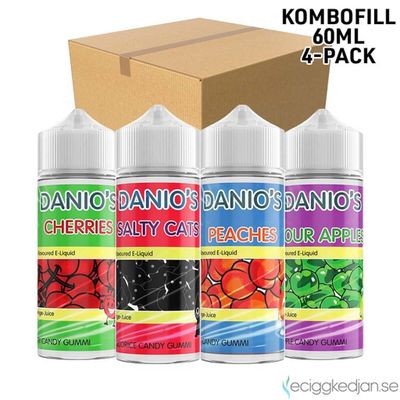 Danios | Komplett Pack | 4st*Kombofill 60ml