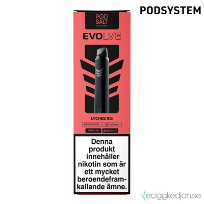 Pod Salt Evolve Pod Kit | Lychee Ice | OBS! Utgånget Datum