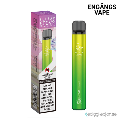 Elfbar V2 | Kiwi Passion Fruit Guava | Engångsvape | OBS!! Kort Datum / Utgånget Datum