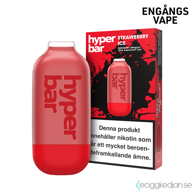 Hyper Bar | Strawberry Ice | Engångsvape