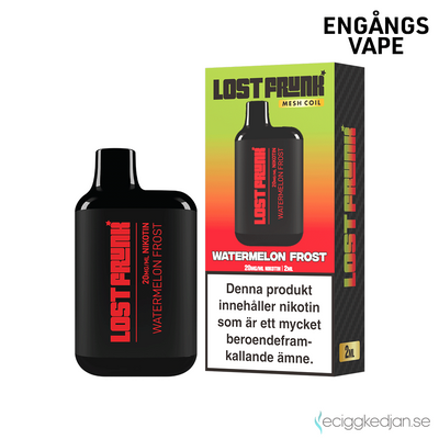 Lost Frunk | Watermelon Frost | Engångsvape | 20mg | OBS!! Kort Datum / Utgånget Datum