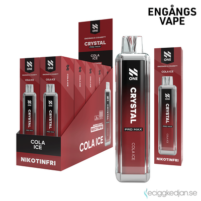 N One Crystal ZERO | Cola Ice | Engångsvape | 10pack