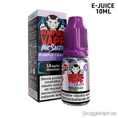 Vampire Vape | Purple Craze Ice | 10ml E-Juice