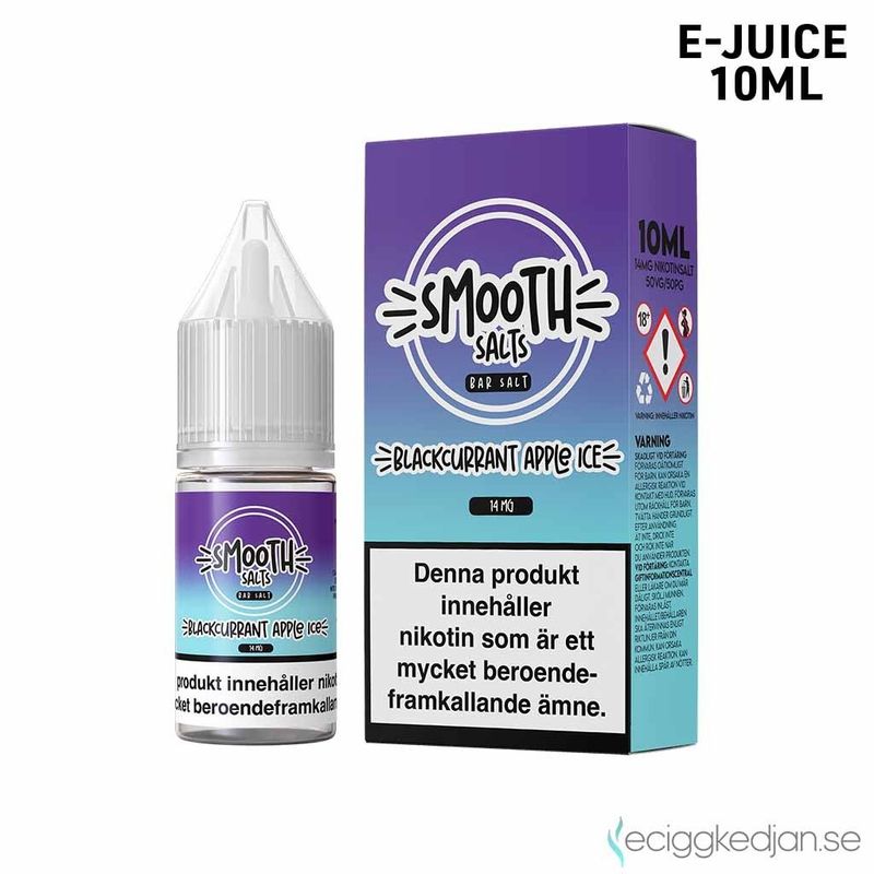 Smooth Salt ICE | Blackcurrant Apple Ice | 10ml E-Juice