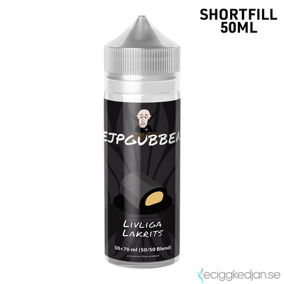Vejpgubbens | Livliga Lakrits | 50ml Shortfill
