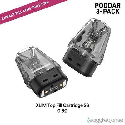 Oxva | Xlim Top Fill Cartridge Stainless Steel 2ml | 3pack