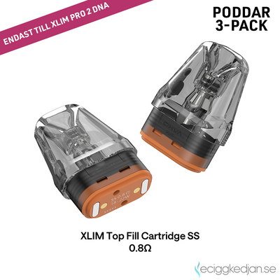Oxva | Xlim Top Fill Cartridge Stainless Steel 2ml | 3pack