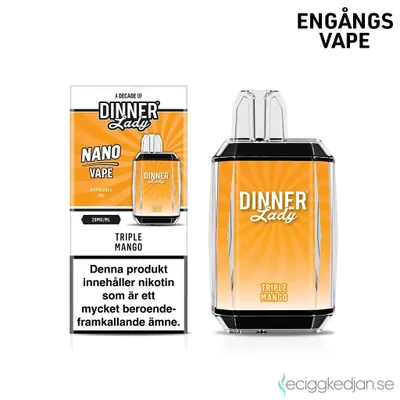 Dinner Lady Nano Cube | Triple Mango | Engångsvape