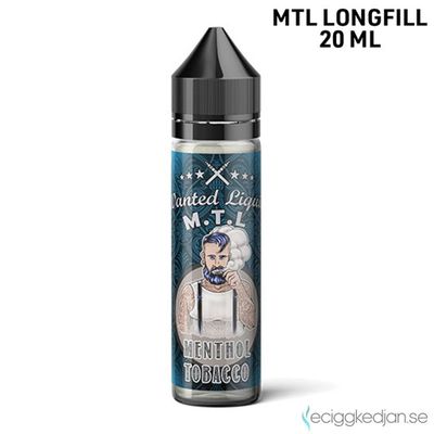Wanted Liquid | Menthol Tobacco | 20ml Longfill
