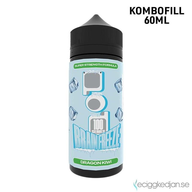 Pod 100 Brain Freeze | Dragon Kiwi | 60ml Kombofill