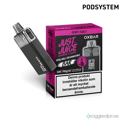 Just Juice Oxbar | Berry Burst | OBS!! Kort Datum