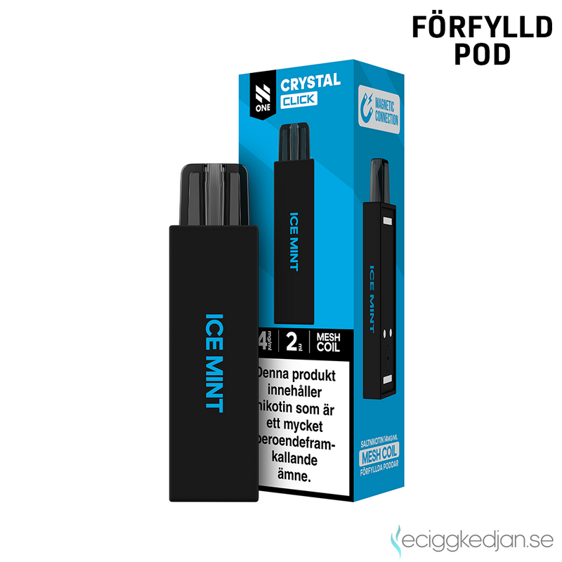 Pod Click | N One Crystal | Ice Mint | Förfylld 14mg Pod