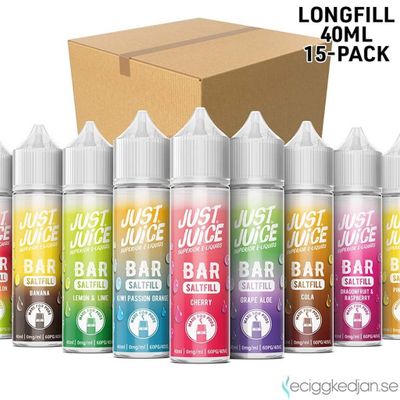 Just Juice Bar | Komplett Pack | 15 x 40ml Saltfill