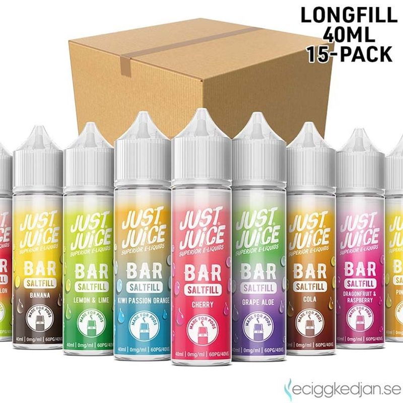 Just Juice Bar | Komplett Pack | 15 x 40ml Saltfill