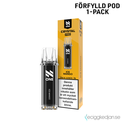 N One Crystal PRO | Ice Mango | Förfylld Pod