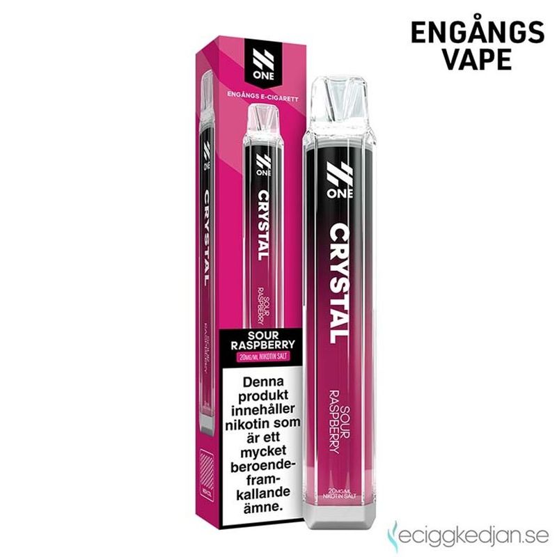 N One Crystal | Sour Raspberry | Engångsvape